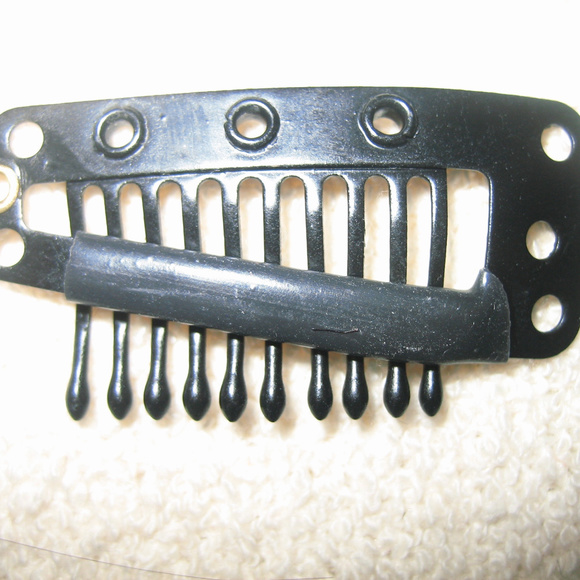 18" New 100% Real Human Hair Clip In Extensions - Picture 8 of 8